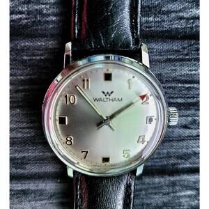 Rare Waltham Mechanical 140 Caliber Swiss‎ 1950's Mens Watch